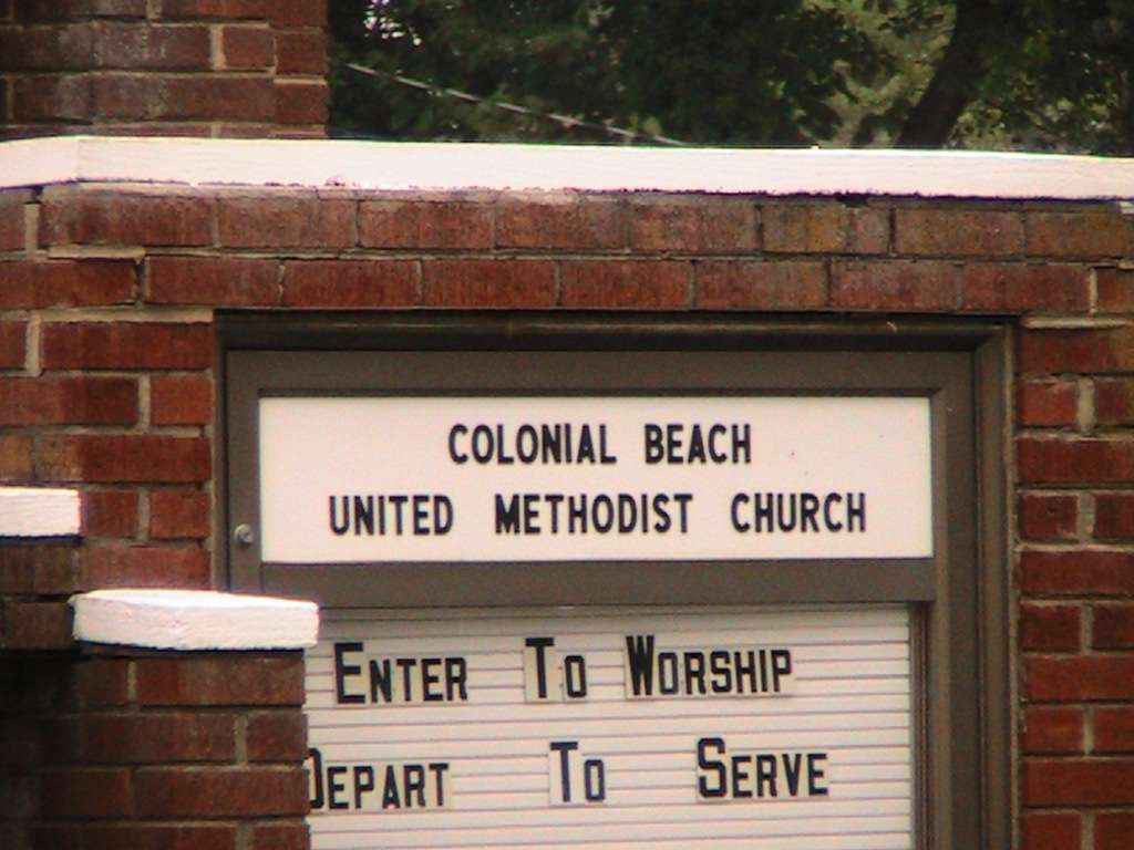 Colonial Beach Methodist Church | Colonial Beach, VA 22443 | Phone: (804) 224-7030