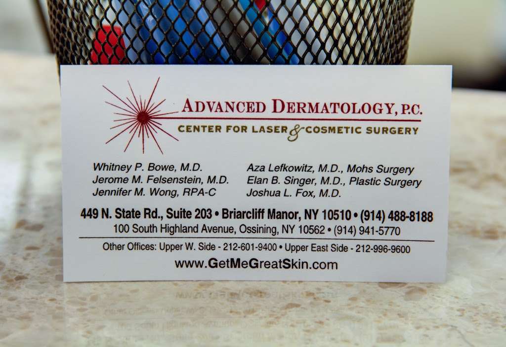 Advanced Dermatology, P.C. | 449 N State Rd #203, Briarcliff Manor, NY 10510, USA | Phone: (914) 488-8188