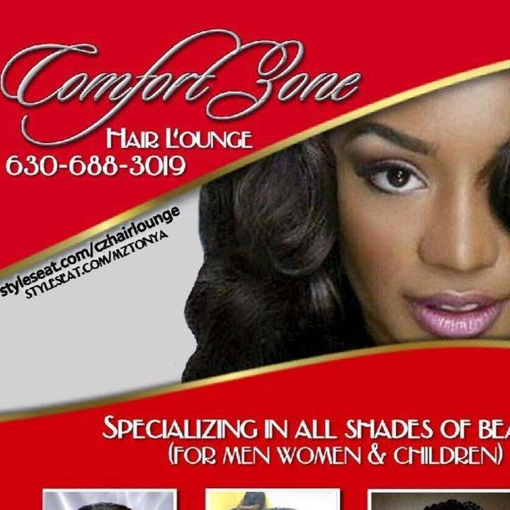 Comfort Zone Hair Lounge | 751 E Nerge Rd, Roselle, IL 60172, USA | Phone: (888) 681-0007