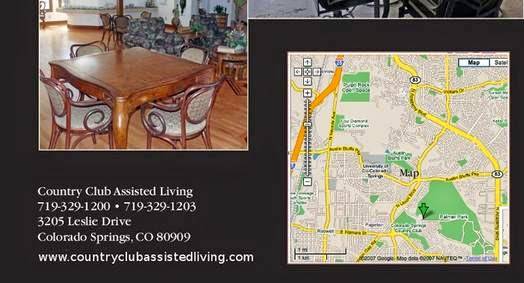 Assisted Living Country Club Colorado Springs | 3205 Leslie Dr, Colorado Springs, CO 80909, USA | Phone: (719) 329-1200