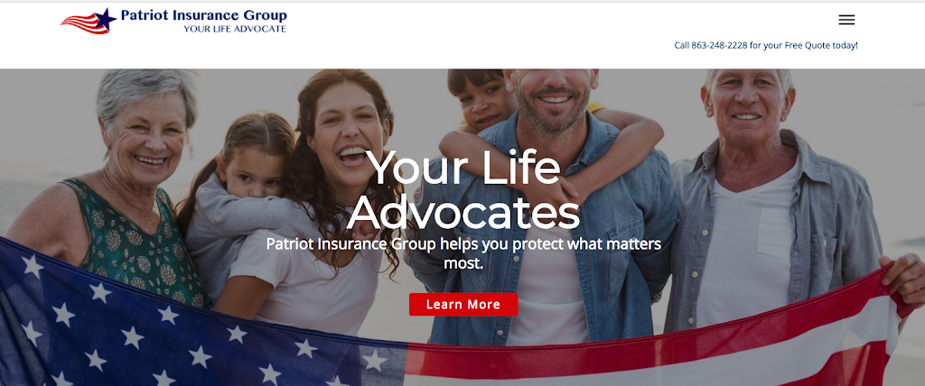 Patriot Insurance Group, Inc. | Foxrun, Lakeland, FL 33813, USA | Phone: (863) 248-2228