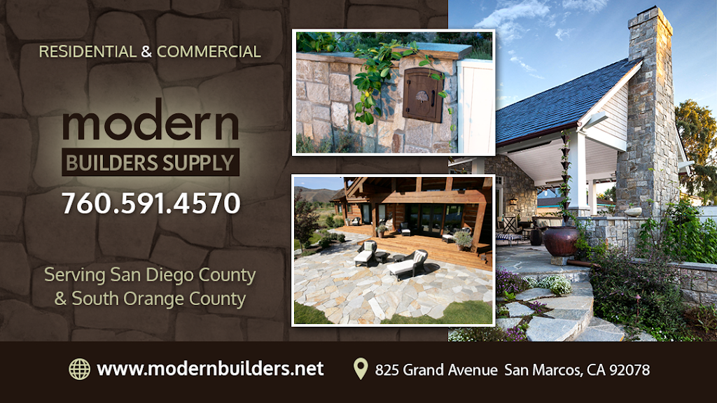 Modern Builders Supply, Inc. | 825 Grand Ave, San Marcos, CA 92078, USA | Phone: (760) 591-4570