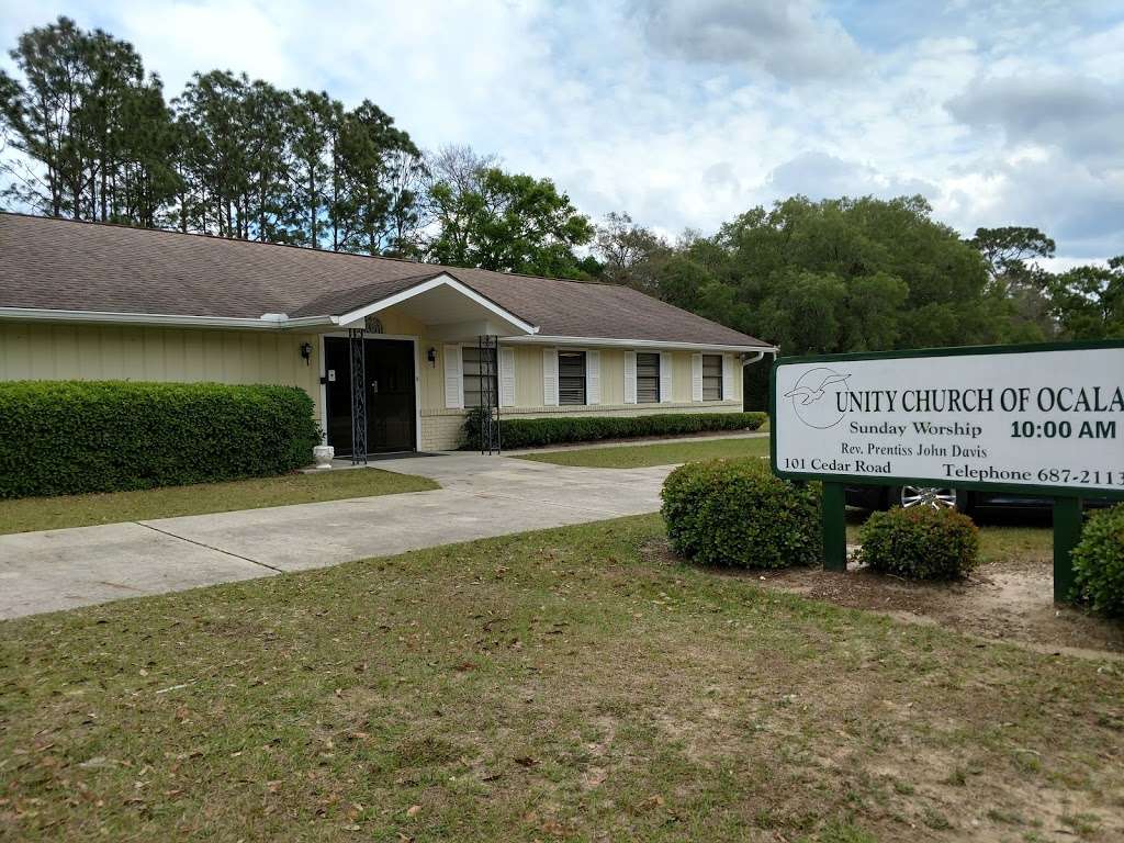 Unity Church of Ocala | 101 Cedar Rd, Ocala, FL 34472, USA | Phone: (352) 687-2113