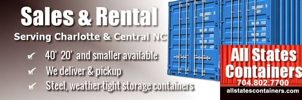 All States Containers | 10114 Royshall Dr, Pineville, NC 28134, USA | Phone: (704) 802-7700
