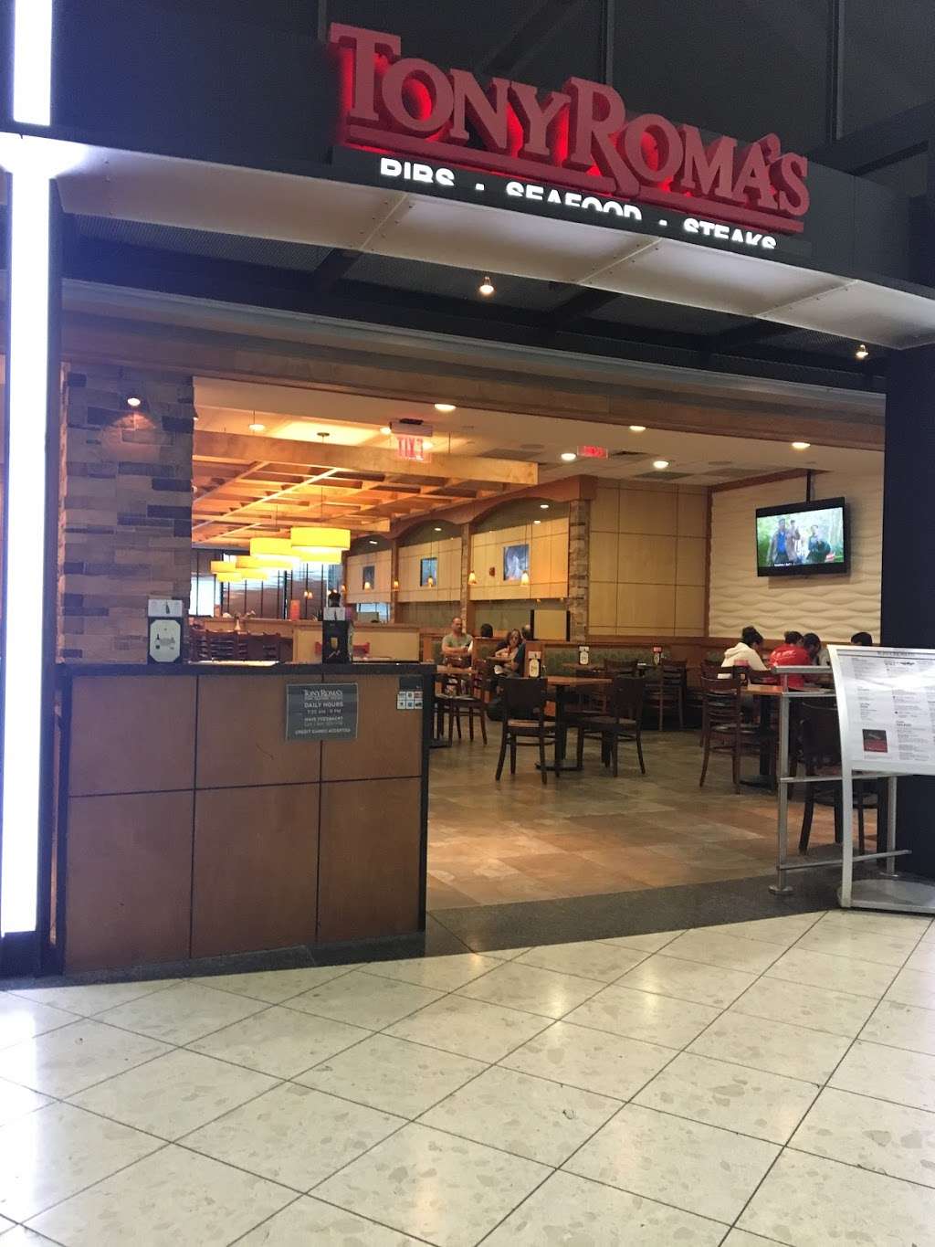 Tony Romas | Newark Liberty International Airport Terminal A, Space A12, Newark, NJ 07114, USA | Phone: (973) 854-0891