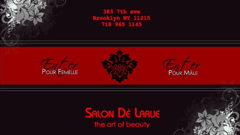 Salon De Larue | 383 7th Ave, Brooklyn, NY 11215, USA | Phone: (718) 965-1165