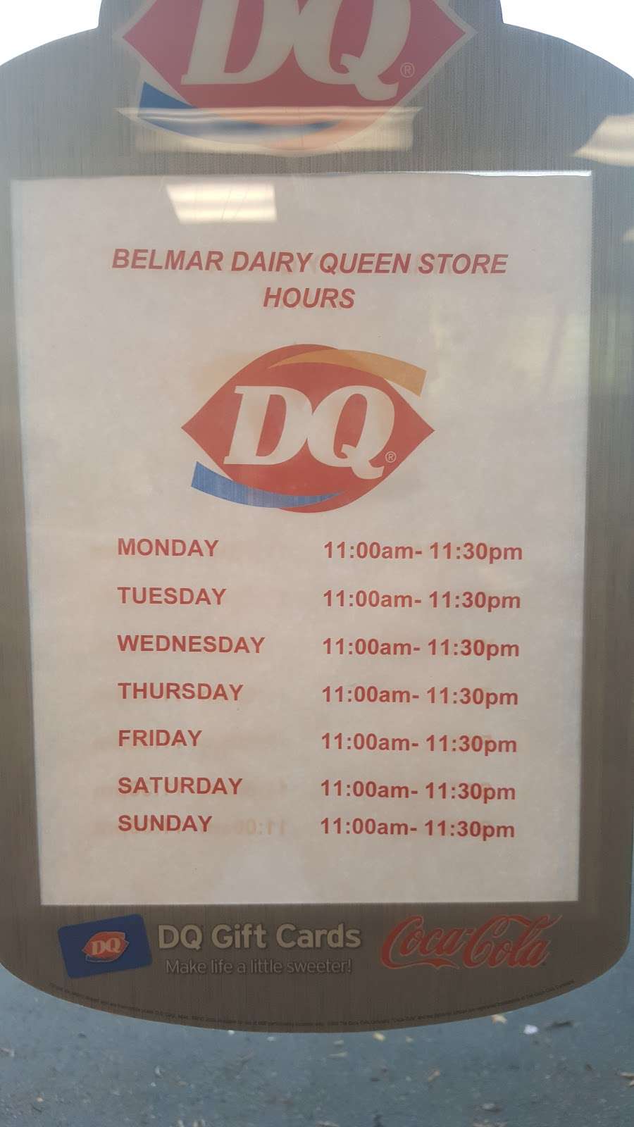 Dairy Queen (Treat) | 827 12th Ave, Belmar, NJ 07719, USA | Phone: (732) 681-1262