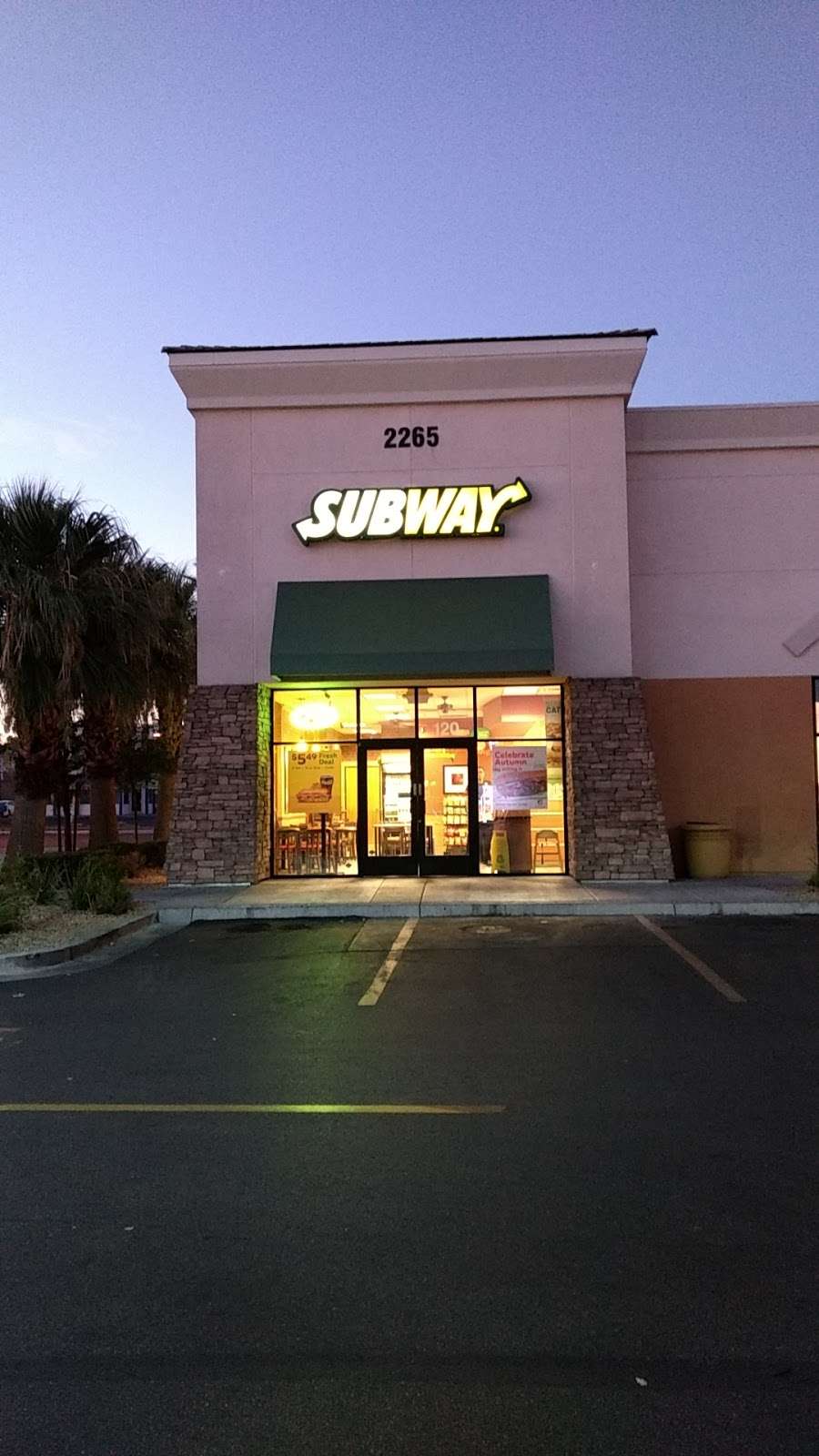 Subway | 2265 E Cheyenne Ave #120, North Las Vegas, NV 89030, USA | Phone: (702) 657-3711