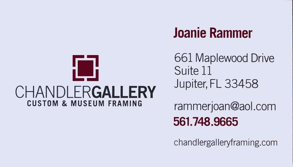 Chandler Gallery | 661 Maplewood Dr # 11, Jupiter, FL 33458, USA | Phone: (561) 748-9665