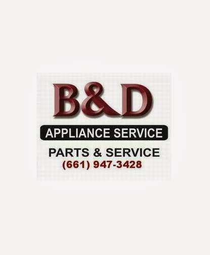 B & D Appliance Service | 42250 Ridge View Dr, Lancaster, CA 93536, USA | Phone: (661) 947-3428