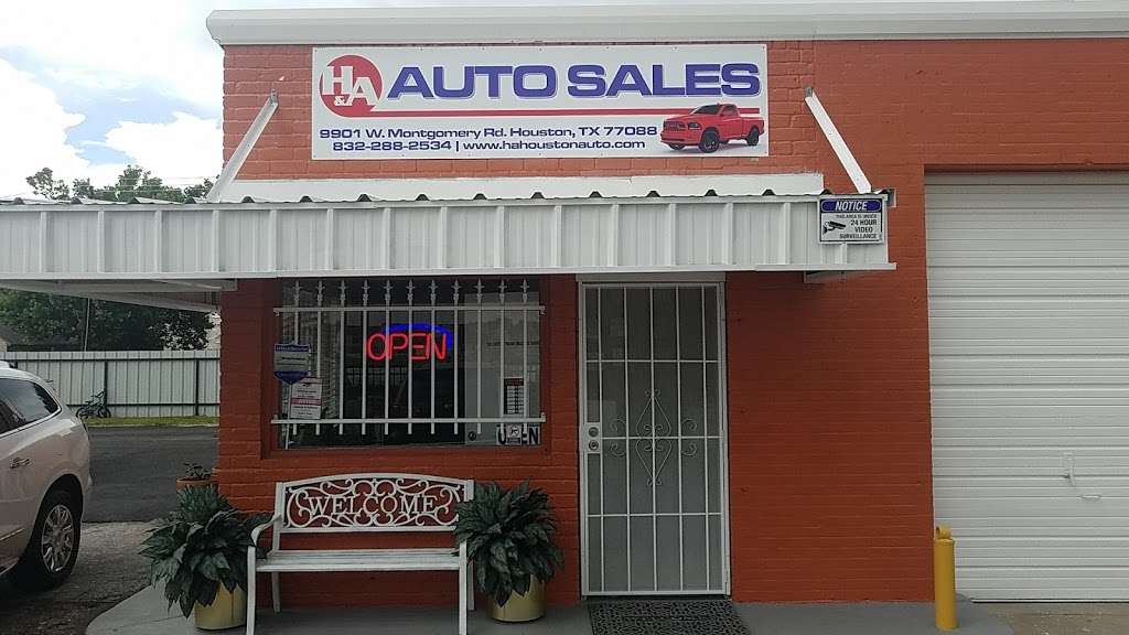 H&A Auto Sales | 9901 W Montgomery Rd, Houston, TX 77088, USA | Phone: (832) 288-2534