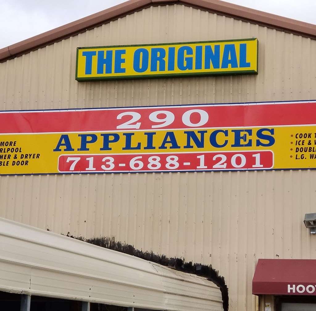 290 Appliances | 6650 Hoover St, Houston, TX 77092, USA | Phone: (713) 688-1201