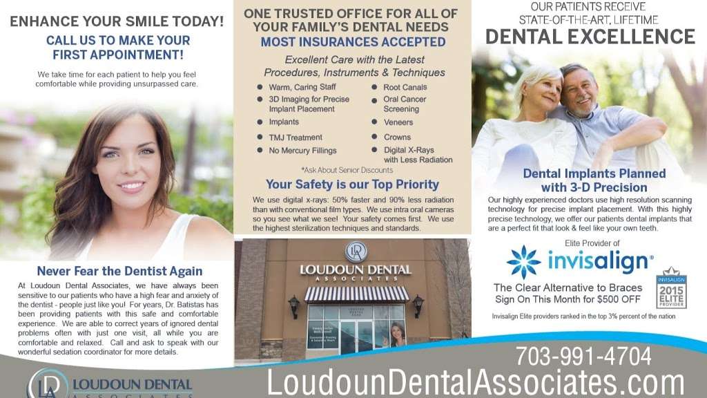 Loudoun Dental Associates | 24565 Dulles Landing Dr #190, Sterling, VA 20166 | Phone: (703) 542-7600