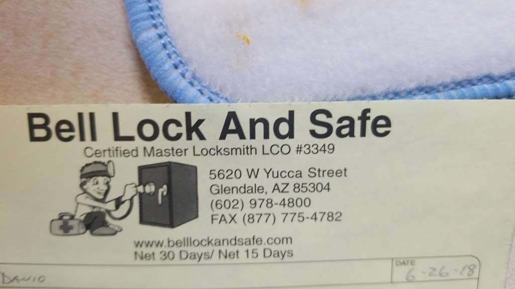 Bell Lock & Safe | 5620 W Yucca St, Glendale, AZ 85304, USA | Phone: (602) 978-4800