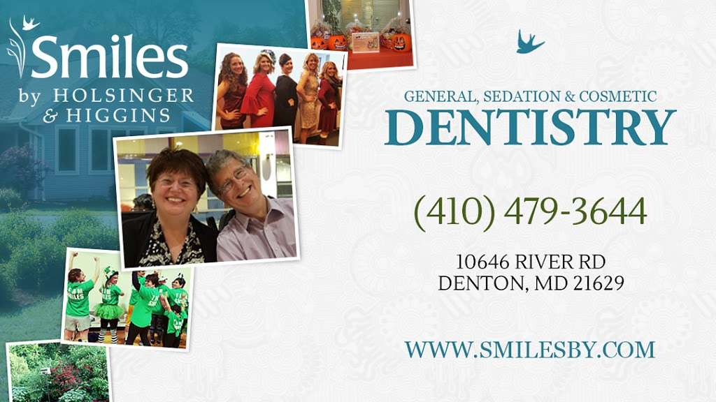 Smiles By Holsinger & Higgins | 10646 River Rd, Denton, MD 21629, USA | Phone: (410) 364-4922