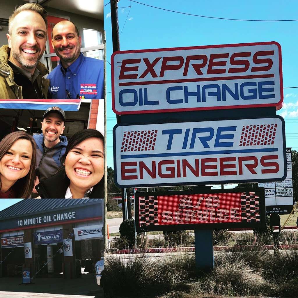 Express Oil Change & Tire Engineers | 20611 Kuykendahl Rd, Spring, TX 77379, USA | Phone: (832) 953-2408