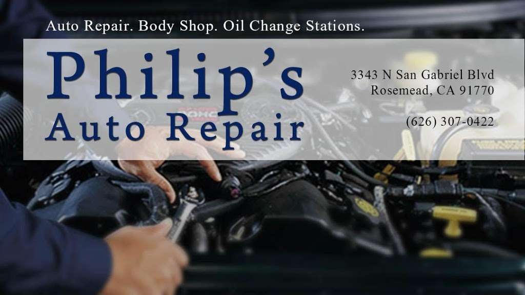 Philip Auto Repair | 3343 N San Gabriel Blvd, Rosemead, CA 91770 | Phone: (626) 307-0422