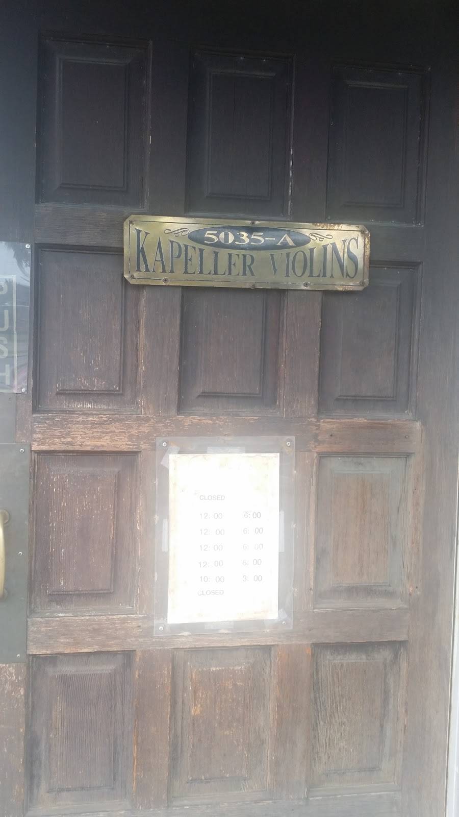 Kapeller Violins | 5035 Forest Hill Ave # A, Richmond, VA 23225, USA | Phone: (804) 233-0719