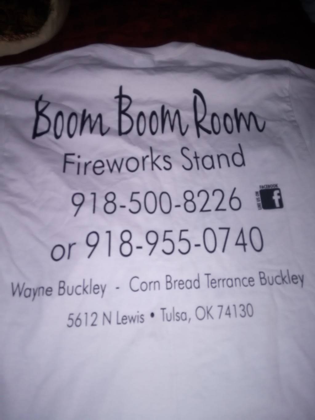 Boom Boom Room Fireworks Stand | 5612 N Lewis Ave, Tulsa, OK 74130, USA | Phone: (918) 955-0740