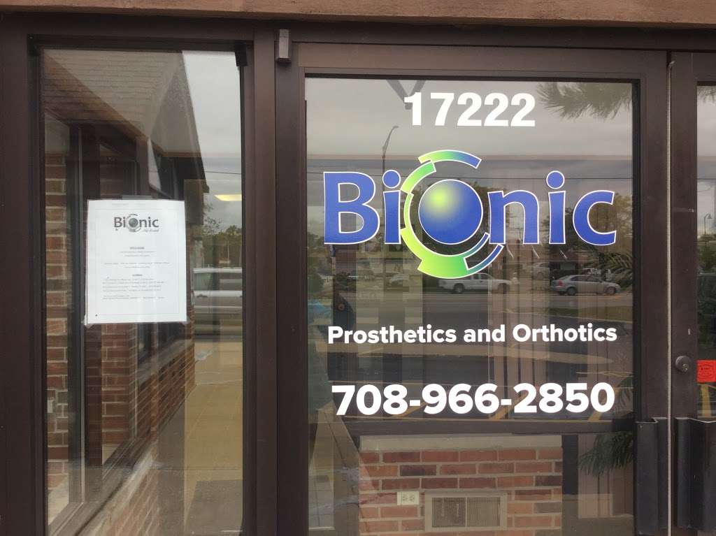 Bionic Prosthetics & Orthotics | 17222 S Harlem Ave, Tinley Park, IL 60477, USA | Phone: (708) 966-2850