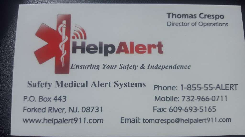 Helpalert LLC | 1118 Neptune Ct, Forked River, NJ 08731 | Phone: (609) 693-7757