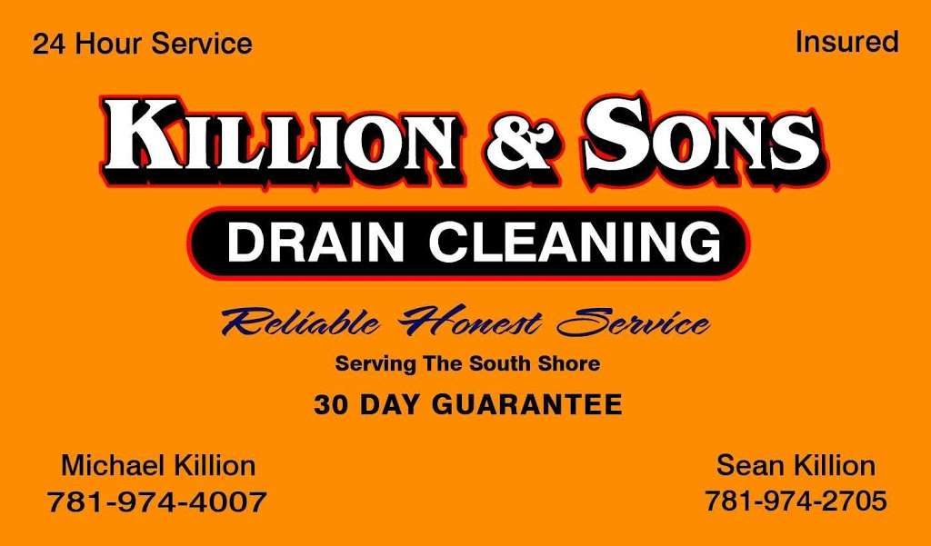 Killion & Sons Drain Cleaning | 10 Blue Sky Dr, Hingham, MA 02043, USA | Phone: (781) 974-4007