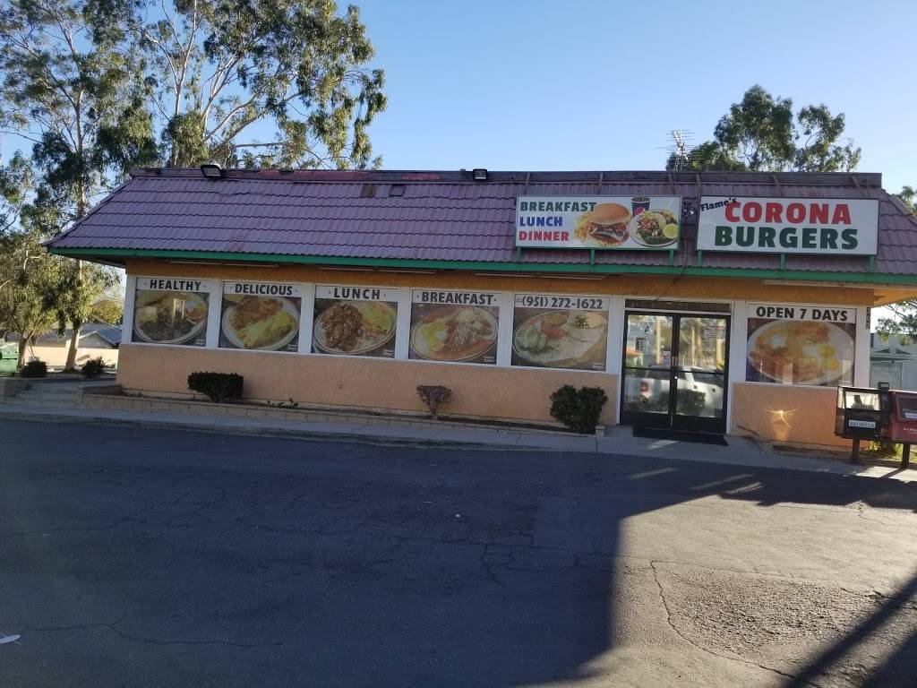 Flames Corona Burgers | 307 E 6th St, Corona, CA 92879 | Phone: (951) 272-8778