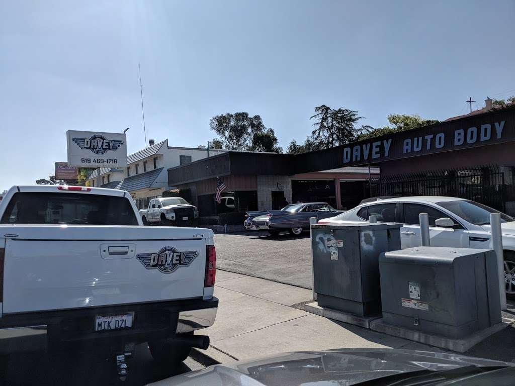 davey auto body | 7253 University Ave, La Mesa, CA 91942, United States | Phone: (619) 469-1216