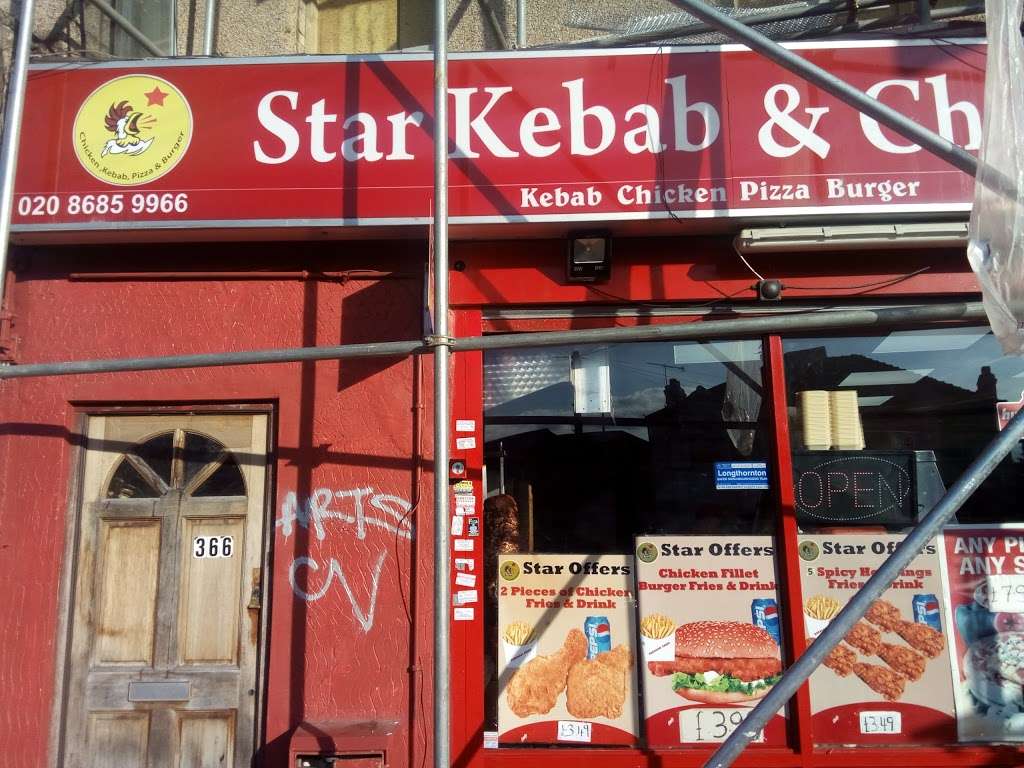 Star Kebab & Pizza | 366 Grove Rd, London, Mitcham CR4 1AB, UK | Phone: 020 8685 9966