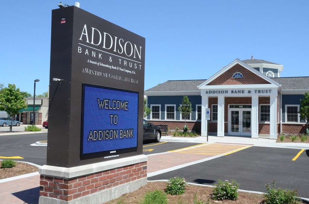 Addison Bank & Trust | 114 E Lake St, Addison, IL 60101, USA | Phone: (630) 607-7760