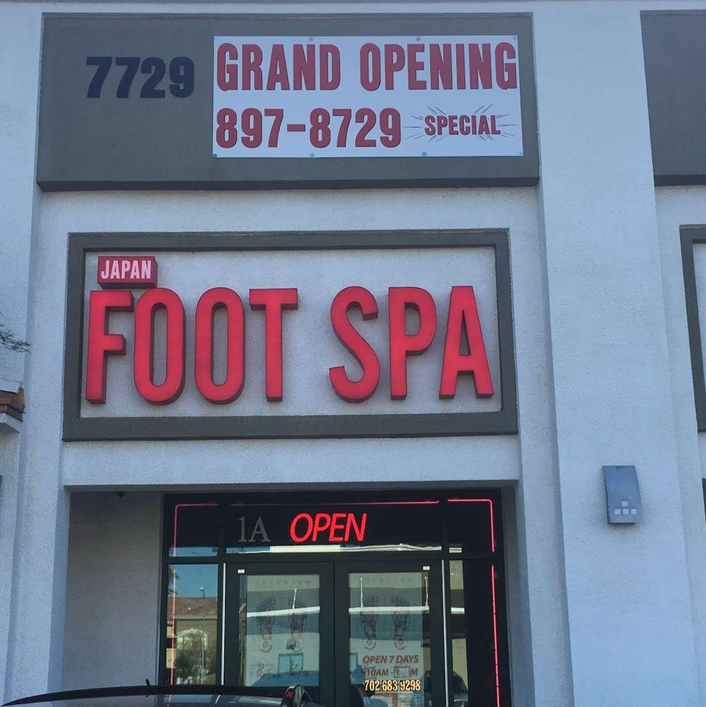 Japan Foot Spa | 7729 S Rainbow Blvd #1, Las Vegas, NV 89113, USA | Phone: (702) 897-8729