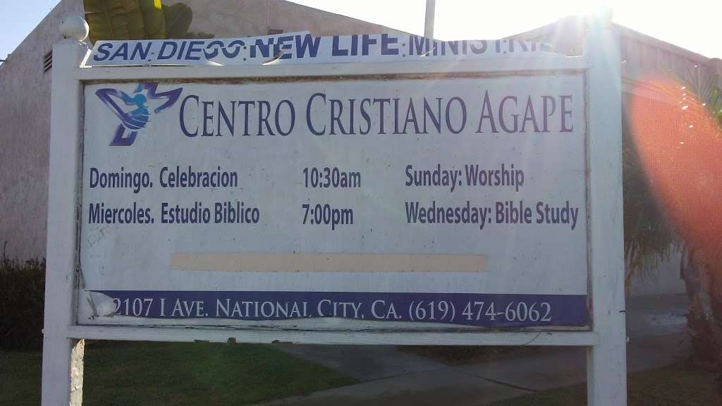 Agape Christian Center | 2107 I Ave, National City, CA 91950, USA | Phone: (619) 434-1686