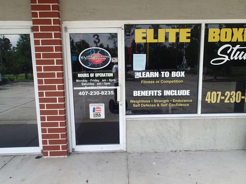 Elite Boxing Fitness Center | 1065 E Broadway St Suite #3, Oviedo, FL 32765, USA | Phone: (407) 230-8235