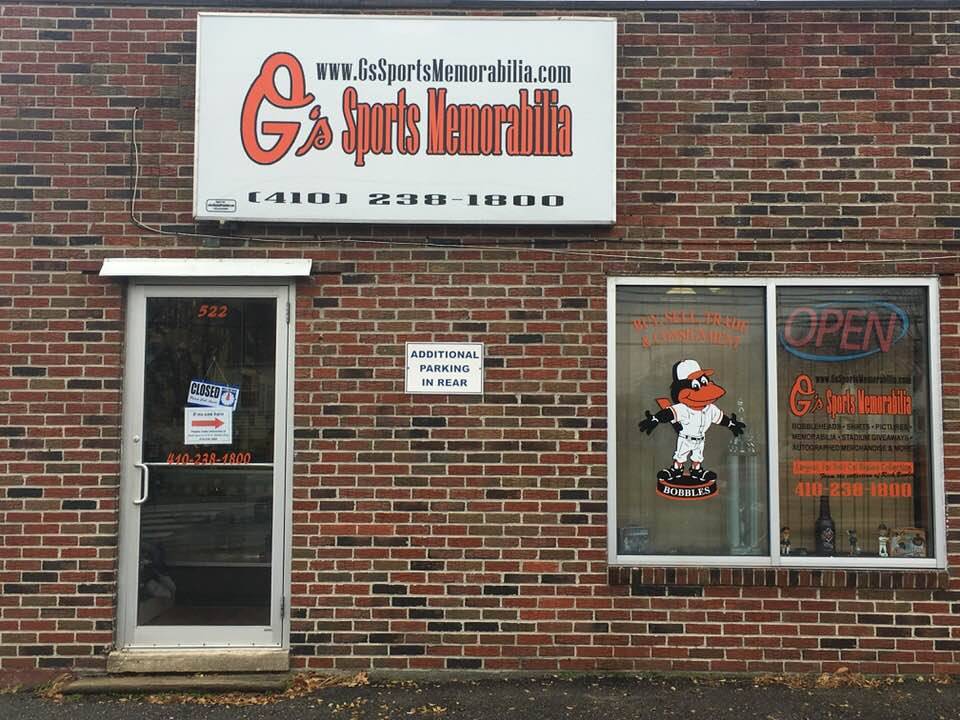 Gs Sports Memorabilia | 522 S Marlyn Ave, Essex, MD 21221, USA | Phone: (410) 238-1800