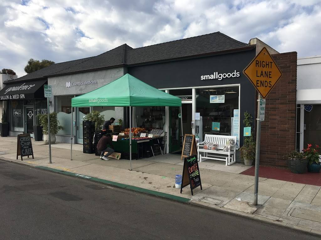 Smallgoods Cheese Shop & Cafe | 7524 La Jolla Blvd, La Jolla, CA 92037, USA | Phone: (858) 886-7217