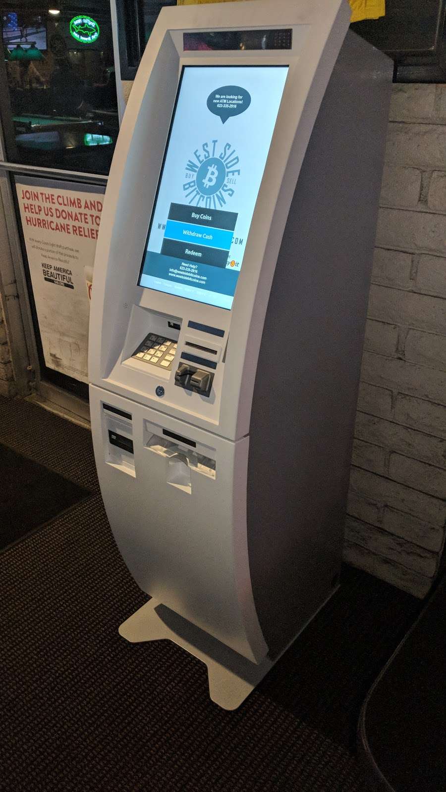 Phoenix Crypto Bitcoin ATM | 9635 W Peoria Ave #101, Peoria, AZ 85345, USA | Phone: (623) 335-2916