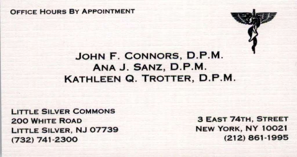 Connors John F DPM | 200 White Rd # 214, Little Silver, NJ 07739, USA | Phone: (732) 741-2300