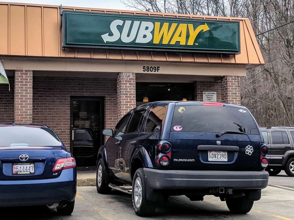 Subway Restaurants | 5809-F Deale Churchton Rd, Deale, MD 20751, USA | Phone: (410) 867-0828