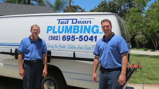 Ted Dean Plumbing, Inc. | 11748 Monte Vista Dr, Whittier, CA 90601, USA | Phone: (562) 695-5041