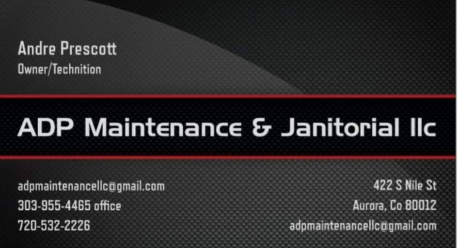 ADP Maintenance & Janitorial llc | 422 S Nile St, Aurora, CO 80012 | Phone: (303) 955-4465