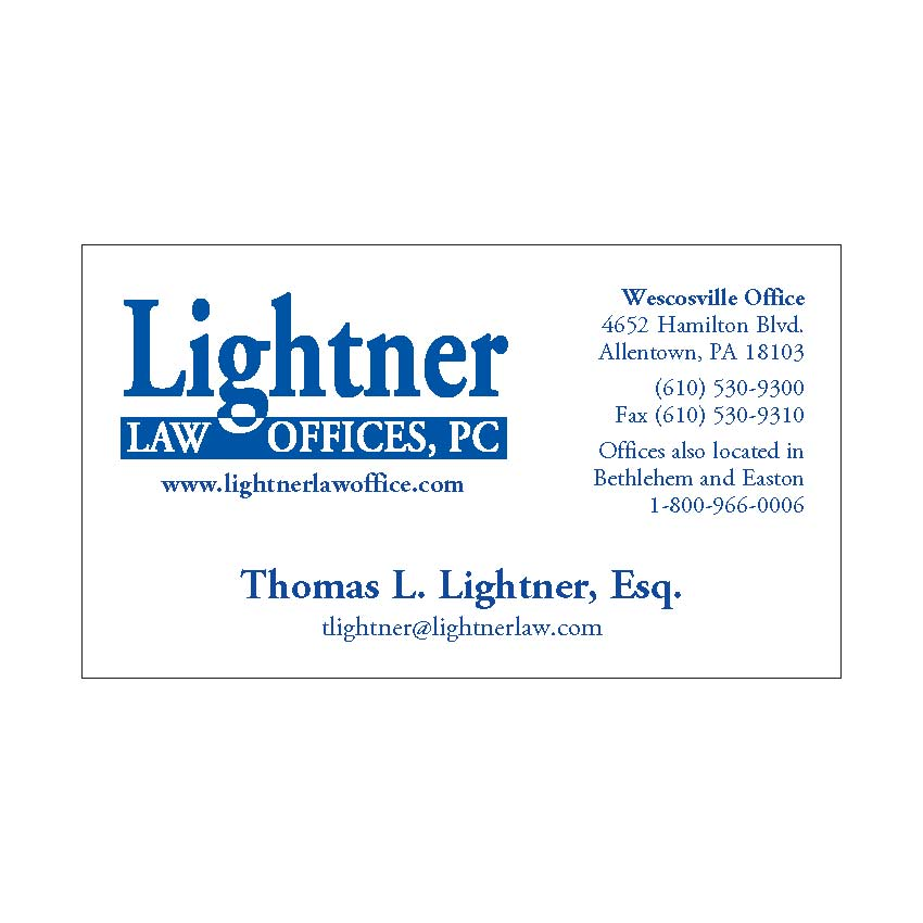 Lightner Law Office | 4652 Hamilton Blvd, Allentown, PA 18103 | Phone: (610) 530-9300