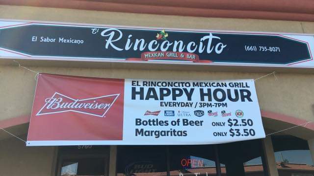 EL RINCONCITO MEXICAN GRILL AND BAR | 5760 Stine Rd, Bakersfield, CA 93313, USA | Phone: (661) 735-8071