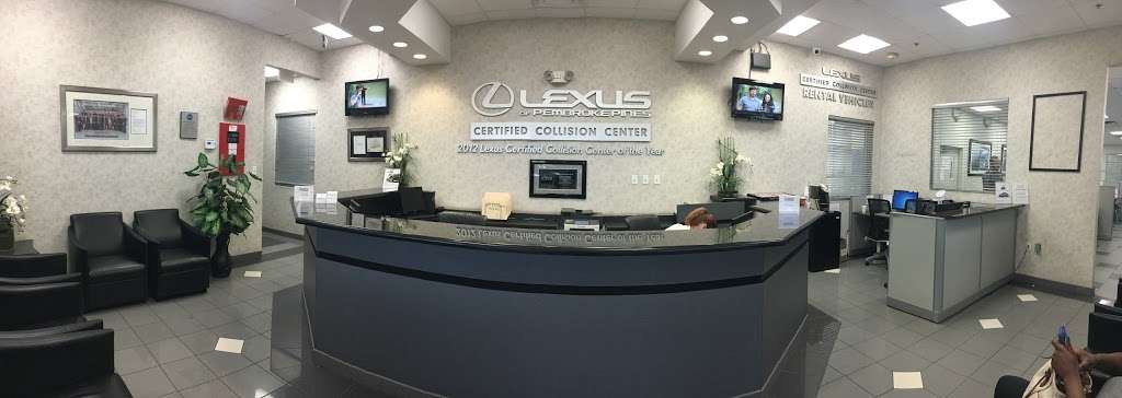 Lexus of Pembroke Pines Collision Center | 16150 Pines Blvd, Pembroke Pines, FL 33027, USA | Phone: (954) 443-2770