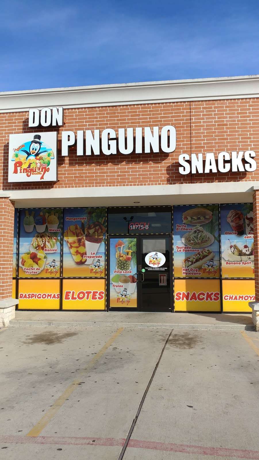 Don Pinguino Snacks | 18775 Clay Rd, Houston, TX 77084, USA | Phone: (832) 427-5132