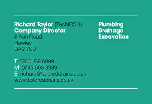 Tailored Drains | 8 Ash Rd, Sutton at Hone, Dartford DA2 7SD, UK | Phone: 0800 169 6099