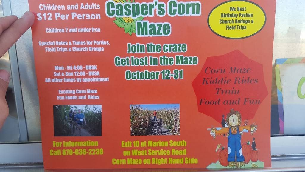 Caspers Corn Maze | Marion, AR 72364, USA | Phone: (870) 636-2238