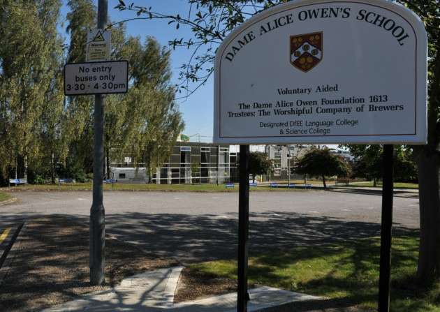 Dame Alice Owens School | Dugdale Hill Ln, Potters Bar EN6 2DU, UK | Phone: 01707 643441