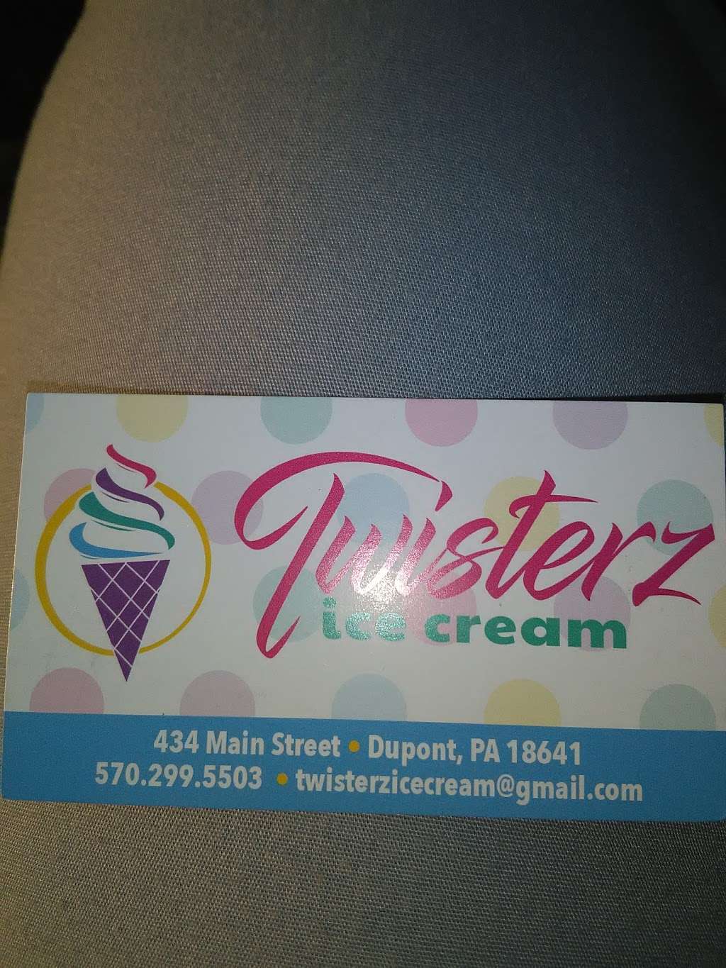 Twisterz Ice Cream | 434 Main St, Dupont, PA 18641, USA | Phone: (570) 299-5503