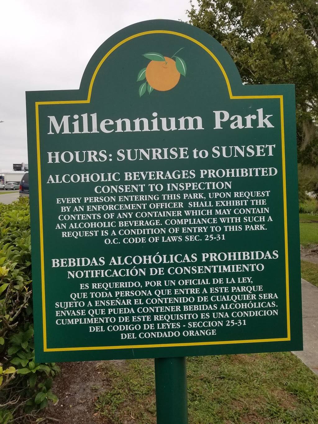 Millennium Park | 5101 Santa Rosa Dr, Orlando, FL 32807, USA | Phone: (407) 254-9025