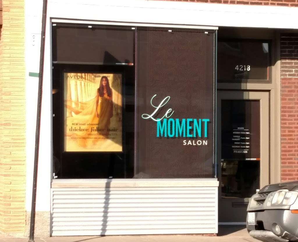 Le Moment Salon | 4218 W Lawrence Ave, Chicago, IL 60630, USA | Phone: (773) 657-3126